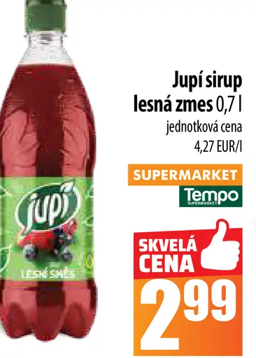 Jupí sirup lesná zmes