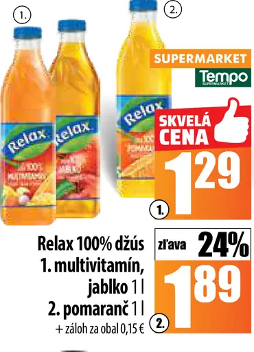 Relax 100% džús