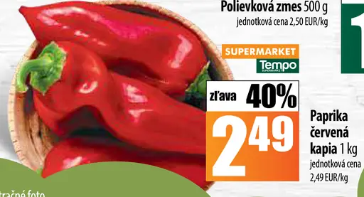 Paprika červená kapia