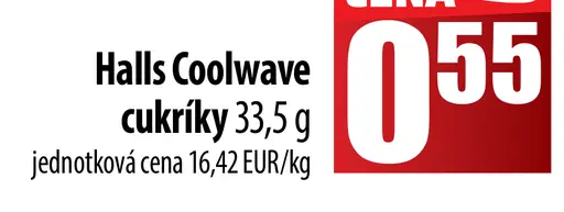 Halls Coolwave cukríky