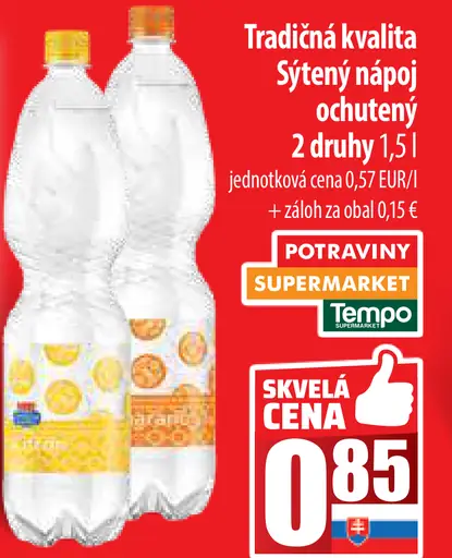 Šýtený nápoj ochutený