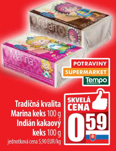 Tradičná kvalita Marina keks
