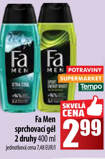 FA MEN SPRCHOVACÍ GÉL