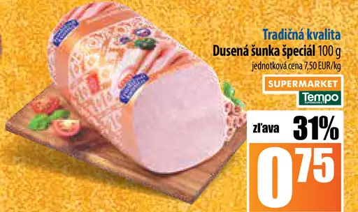 Dusená šunka špeciál