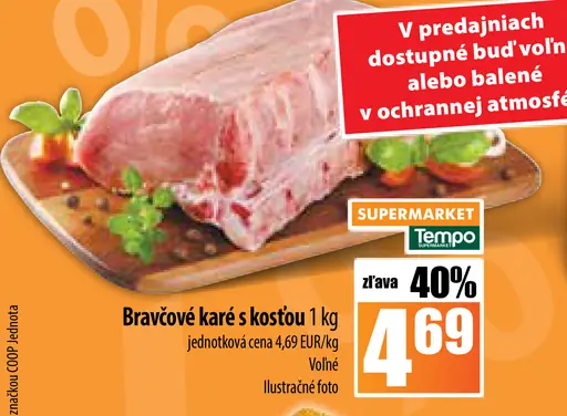 Bravčové karé s kostou