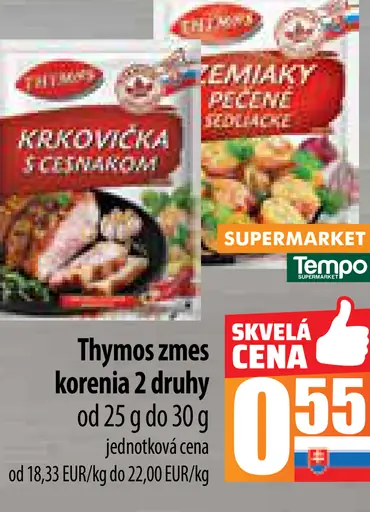 Thymos zmies korenia 2 druhy