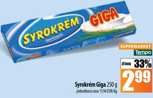 Syrokrém Giga