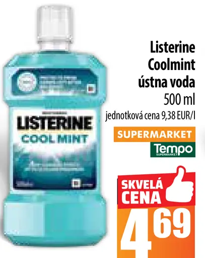 Listerine Coolmint ústna voda