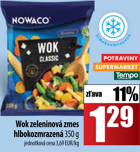 Wok zeleninová zmes