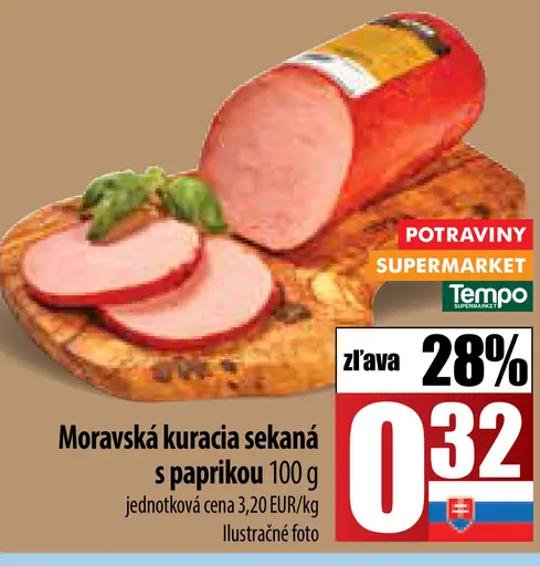 Moravská kuracia sekaná s paprikou