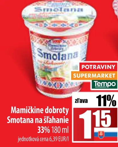 Smotana na šľahanie