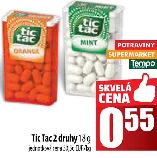 Tic Tac 2 druhy