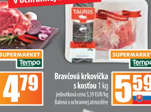 Bravčová krkovička s kosťou