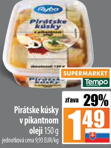 Pirátske kúsky v pikantnom oleji