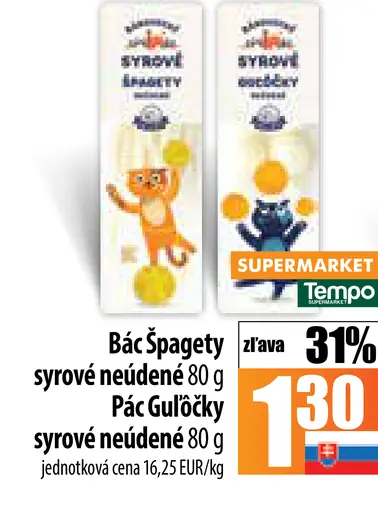 Bác Špagety syrové neúdené