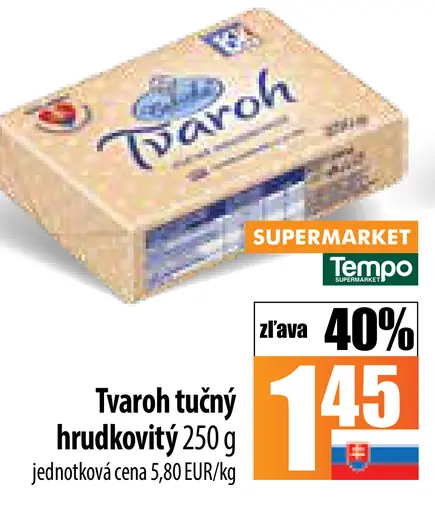 Tvaroh tučný hrudkovitý