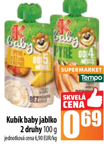 Kubík baby jablko