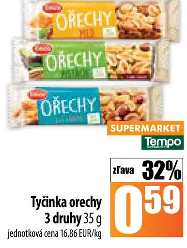 Tyčinka orechy