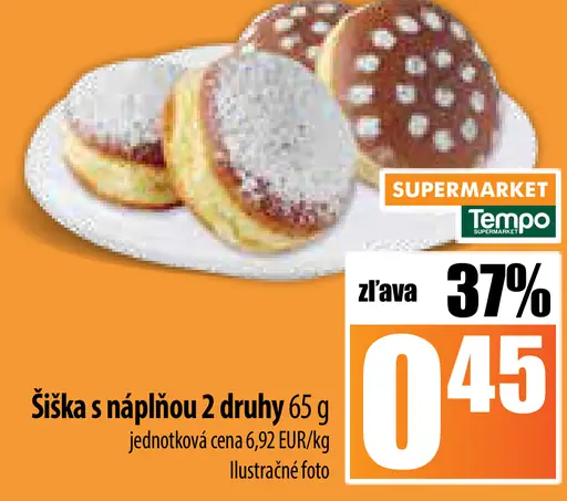 Šiška s náplňou 2 druhy