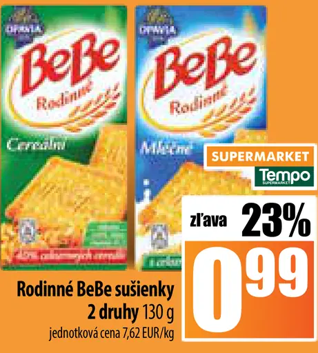 Rodinné BeBe sušienky