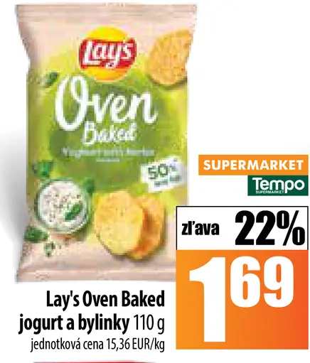 Lay’s Oven Baked jogurt a bylinky