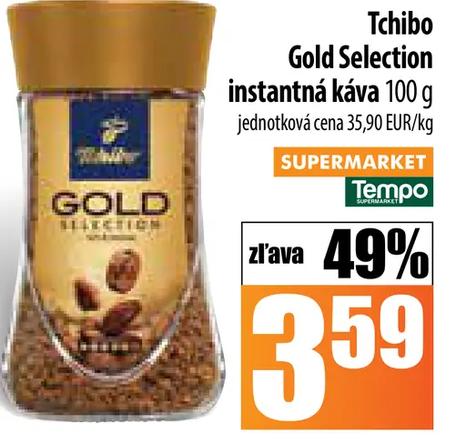 Tchibo Gold Selection instantná káva