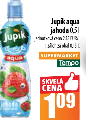 Jupík aqua jahoda