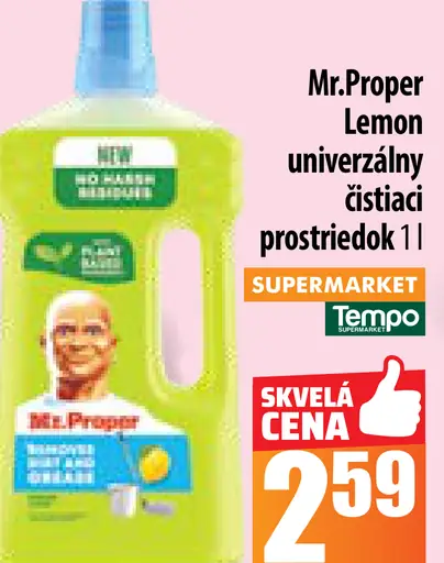 Mr.Proper citrónový univerzálny čistiaci prostriedok