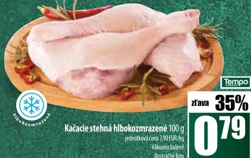 Kačacie stehná hĺbokozmrazené