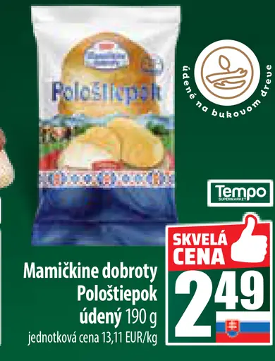 Pološtiepok údený