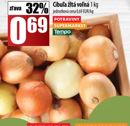 Cibuľa žltá voľná