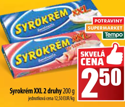 Syrokrém XXL