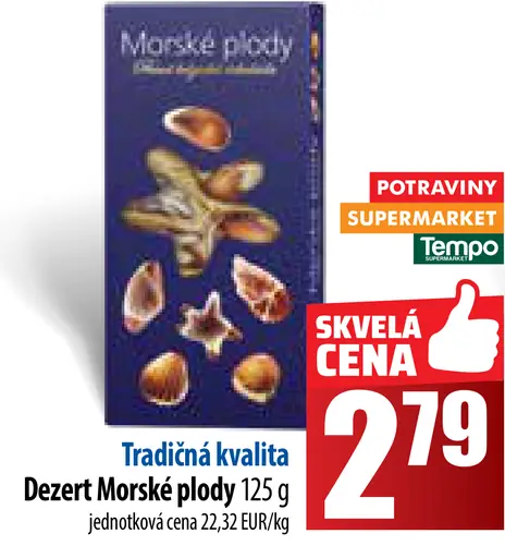 Dezert Morské plody