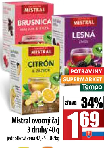 Mistral ovocný čaj