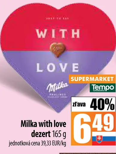 Milka with love dezert