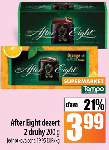 After Eight dezert