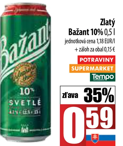 Zlatý Bažant 10%