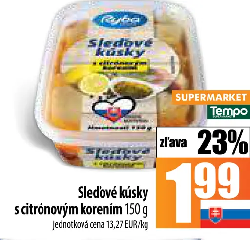 Sledové kúsky s citrónovým krémom