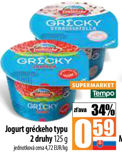 Rajo Jogurt gréckeho typu 2 druhy