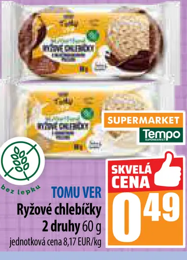 TOMU VER Ryžové chlebíčky