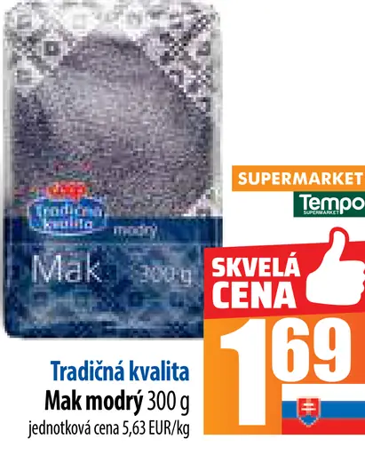 Tradičná kvalita Mak modrý