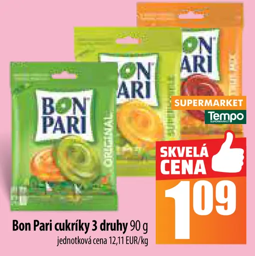 BON PARI cukríky