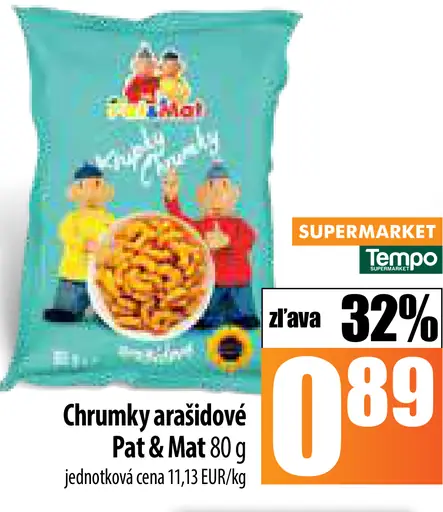 Pat & Mat Chrumky arašidové