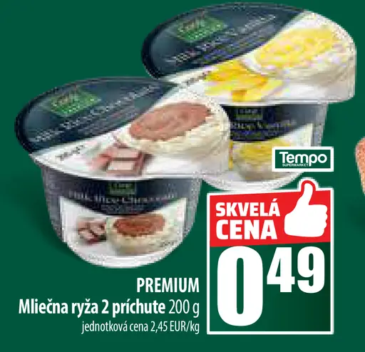 Premium Mliečna ryža s príchute