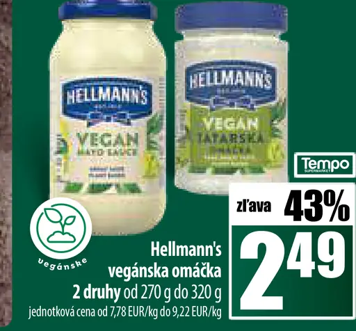 Hellmann's vegan omáčka