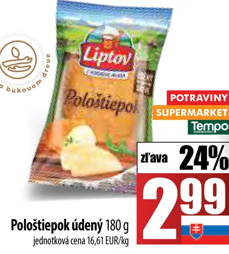 Polotiepok údený