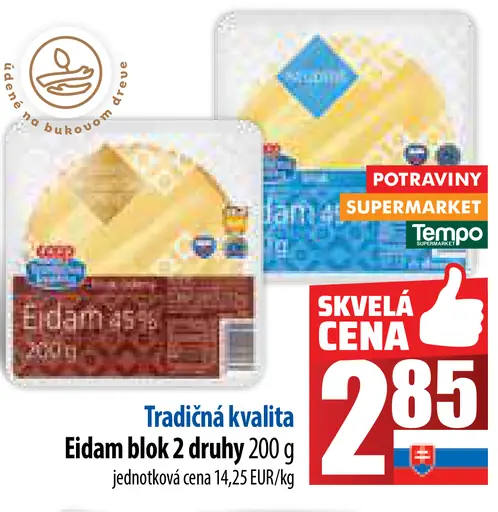 Eidam blok 2 druhy