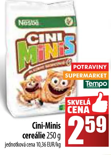 NESTLÉ CINI MINIS cereálie