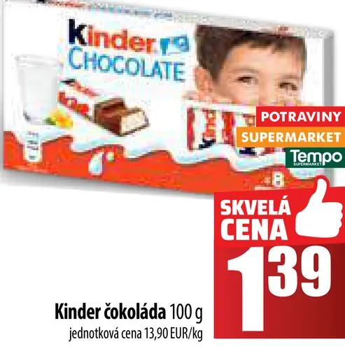 Kinder čokoláda