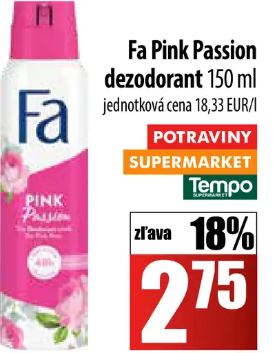 Fa dezodorant Pink Passion